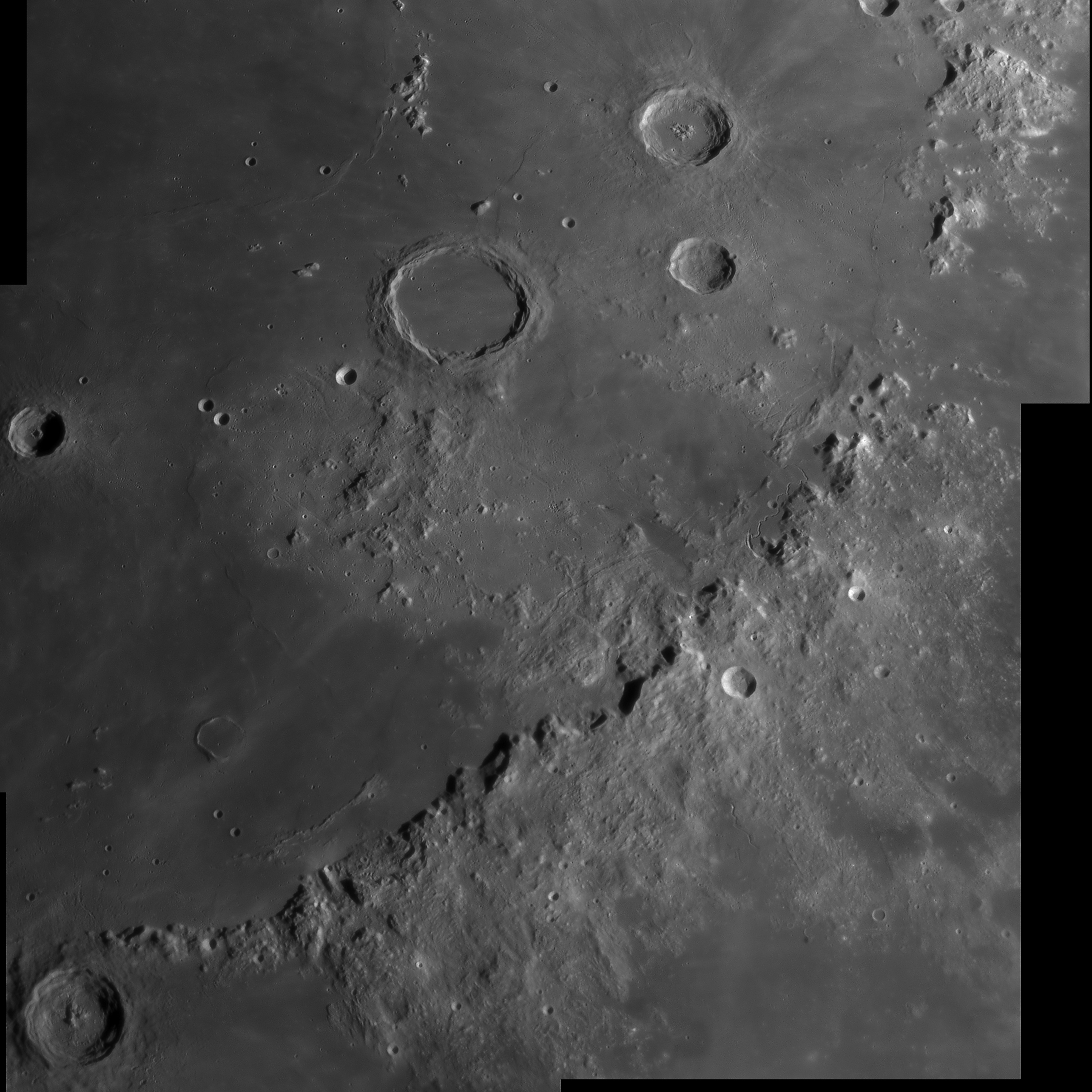 Mosaik Archimedes - Montes Apenninus