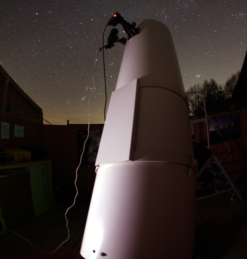 S-BIG ST9XE CCD-Kamera bei der Astrometrie